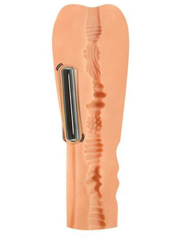 Penthouse Deluxe Vibrating Cyberskin Stroker Stella Styles with 6 Function Bullet - Realistic Butts And Vaginas