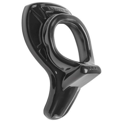Perfect Fit Armour Push Standard Cock Ring with Anatomical Enhancement - Cock Rings