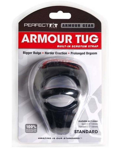 Perfect Fit Armour Tug Standard Cock Ring with Streamlined Comfort Design - Cock Rings
