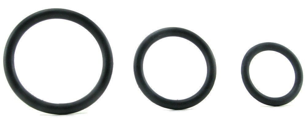 Perfect Fit Silicone 3 Ring Kit Cock Ring Shop - - Cock Rings