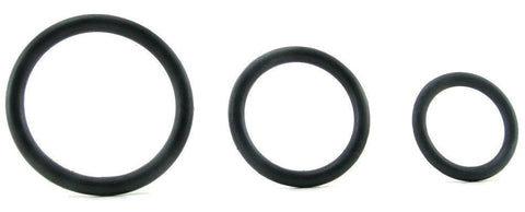 Perfect Fit Silicone 3 Ring Kit Cock Ring Set with Multiple Sizes - Cock Rings