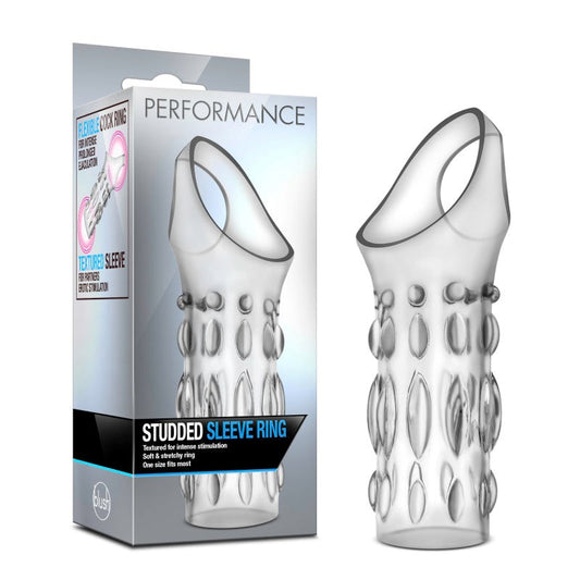 Performance Studded Sleeve Ring - Clear - - Pumps, Extenders and Sleeves