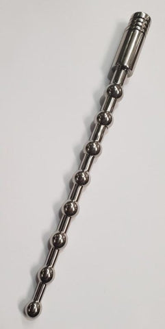 Hells Couture Pimp Tube Dominator Grooved Steel Urethral Sound - Penis Plugs