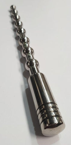 Hells Couture Pimp Tube Dominator Grooved Steel Urethral Sound - Penis Plugs