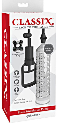 Pipedream Classix Mens Penis Stimulation Pump with EZ Grip Control - Pumps, Extenders and Sleeves