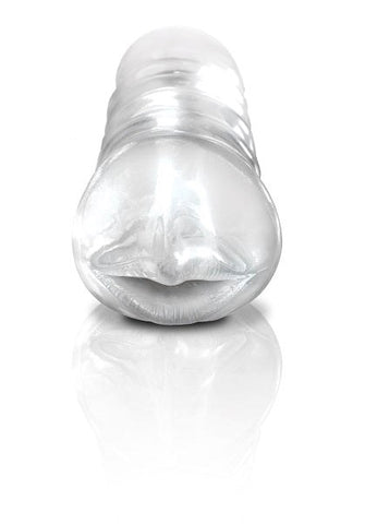Pipedream Extreme BJ Bitch Realistic Oral Sex Stroker Transparent Design - Masturbators and Strokers