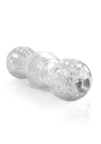Pipedream Extreme Crystal Clear Realistic Male Stimulator Visual Masturbator - Masturbators and Strokers