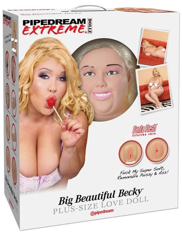 Pipedream Extreme Dollz Big Beautiful Becky Full Figured Love Doll - Masturbators and Strokers