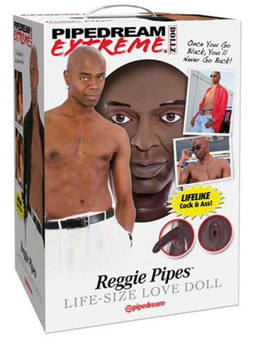 Pipedream Extreme Dollz Reggie Pipes Life Size Love Doll with Realistic Features - Masturbators and Strokers