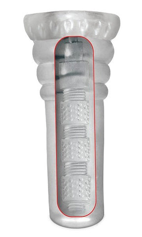Pipedream Extreme HEAD Master Snatch Male Stroker with Suction Design - Masturbators and Strokers