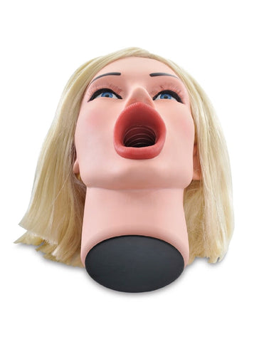 Pipedream Extreme Hot Water Face Fucker Blonde with Heated Water Reservoir - Masturbators and Strokers