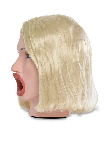 Pipedream Extreme Hot Water Face Fucker Blonde with Heated Water Reservoir - Masturbators and Strokers