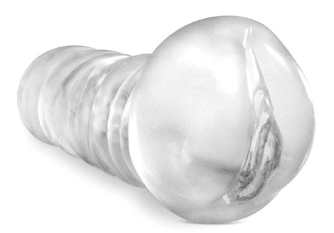 Pipedream Extreme Mega Head Master Male Stroker Oversized Clear Masturbator - Masturbators and Strokers