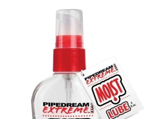 Pipedream Extreme Moist Water Based Lubricant 4 oz Long Lasting Formula - Water Based Lubes