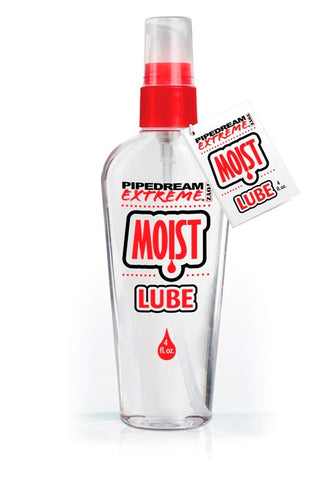 Pipedream Extreme Moist Water Based Lubricant 4 oz Long Lasting Formula - Water Based Lubes