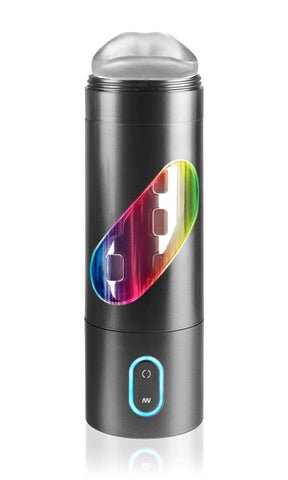 Pipedream Extreme Rechargeable Roto Bator Mouth Stroker with 9 Rotation Patterns - Masturbators and Strokers