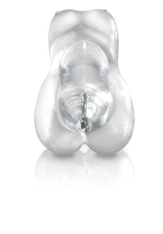 Pipedream Extreme See Thru Slut Realistic Male Stroker with Clear Casing - Masturbators and Strokers