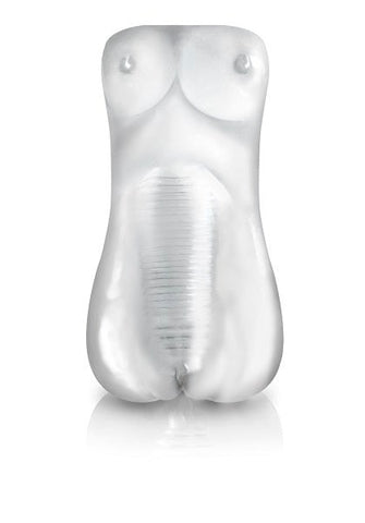 Pipedream Extreme See Thru Slut Realistic Male Stroker with Clear Casing - Masturbators and Strokers
