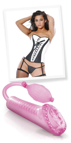 Pipedream Extreme Super Cyber Snatch Pussy Pump - Masturbators and Strokers