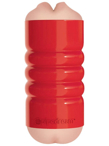 Pipedream Extreme Tight Grip Mouth and Ass Masturbator Dual Density Design - Masturbators and Strokers
