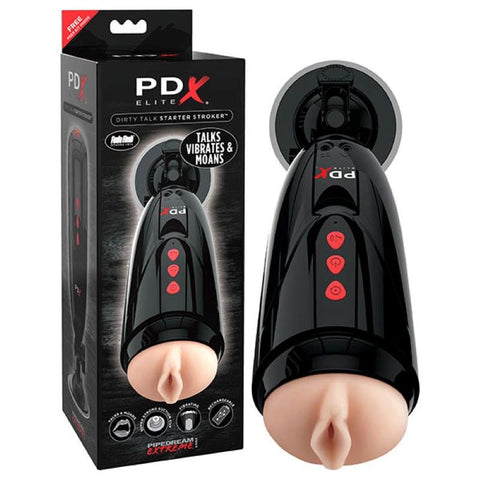 Pipedream Extreme Toyz Elite Dirty Talk Starter Stroker - Realistic Butts And Vaginas