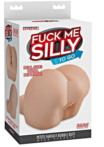 PDX Fuck Me Silly To Go Petite Fantasy Bubble Butt Stroker Compact Travel - Masturbators and Strokers