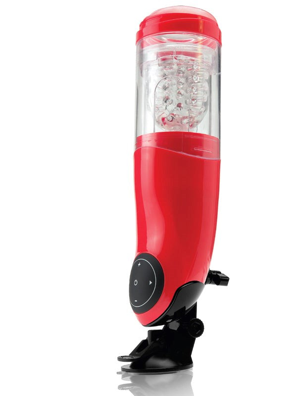 Pipedream Extreme Toyz Mega-Bator Mouth Feel The Cock Vibe - - Masturbators and Strokers