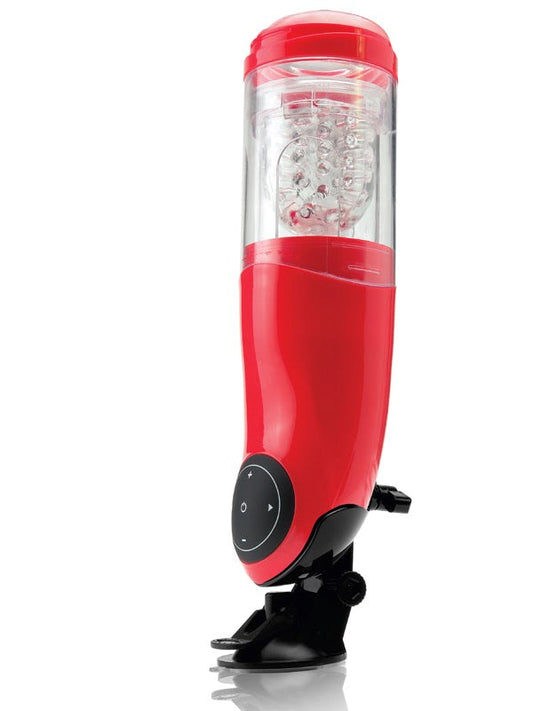 Pipedream Extreme Toyz Mega-Bator Mouth Feel The Cock Vibe - - Masturbators and Strokers
