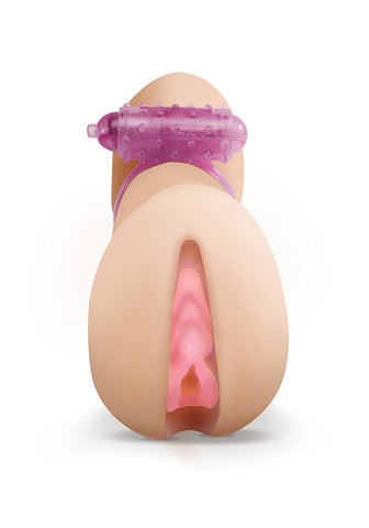 Pipedream Vibrating Super Squeeze Her Male Masturbator with Cockring - Masturbators and Strokers