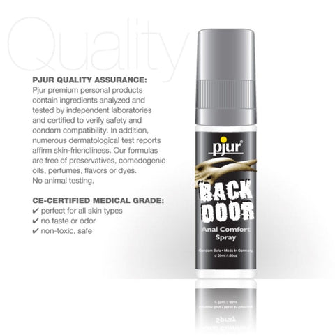 Pjur Back Door Anal Comfort Spray Non Numbing Anal Relaxation Formula - Anal Lubes