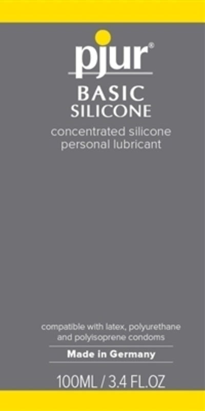 Pjur Basic Silicone Personal Lubricant CRing for Every Man - - Silicone Based Lubes