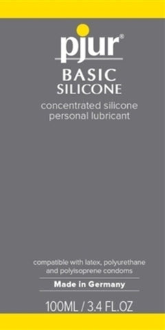 Pjur Basic Silicone Personal Lubricant Long Lasting Intimate Formula - Silicone Based Lubes