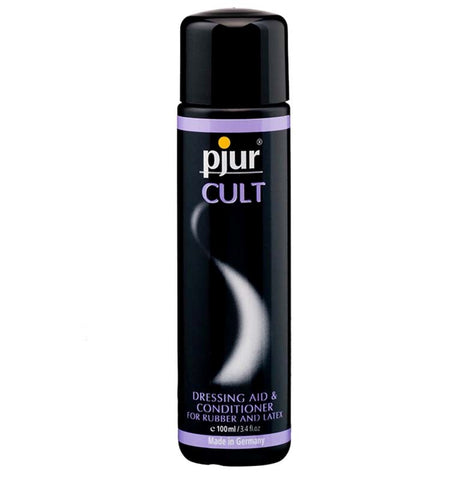 Pjur CULT Rubber and Latex Aid 100ml Dressing and Conditioning Formula - Silicone Based Lubes