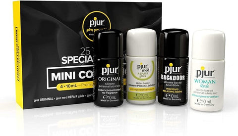 Pjur Mini Collection 4 x 10ml Premium Lubricant Sampler Set - Water Based Lubes