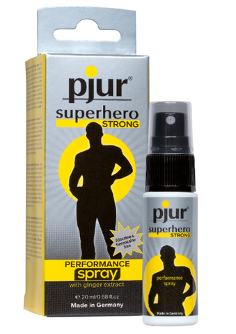 Pjur Superhero Strong Performance Spray 20ml with Ginger Extract - Delay and Excite Sprays