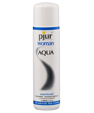 Pjur Woman Aqua 100ml Premium Water Based Intimate Lubricant - Water Based Lubes