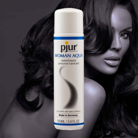 Pjur Woman Aqua 100ml Premium Water Based Intimate Lubricant - Water Based Lubes