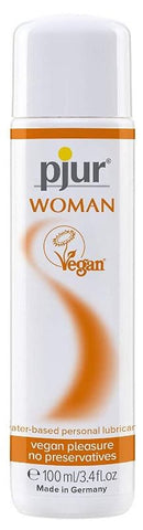 Pjur Woman Vegan Water Based Personal Lubricant 100ml Vegan Formula - Water Based Lubes