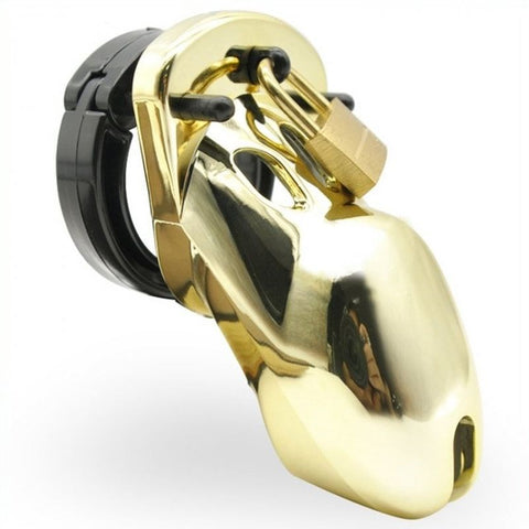 BDStyle Plastic Male Cock Chastity Device with Lock and Multiple Ring Sizes - Male Chastity