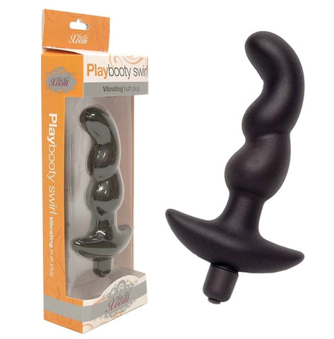 Xa Xa Xoom Play Booty Swirl Vibrating Butt Plug with 5 Vibration Modes - Prostate Toys