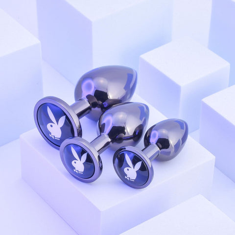 Playboy Pleasure PLEASURE 3 WAYS Anal Plugs Set - Butt Plugs