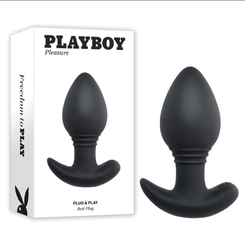 Evolved Playboy Pleasure PLUG and PLAY Vibrating Butt Plug with Remote Control - Butt Plugs