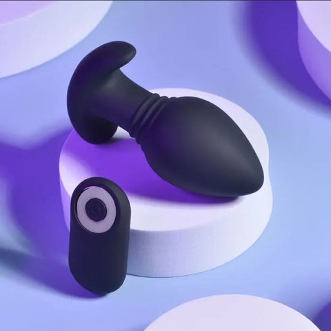 Evolved Playboy Pleasure PLUG and PLAY Vibrating Butt Plug with Remote Control - Butt Plugs
