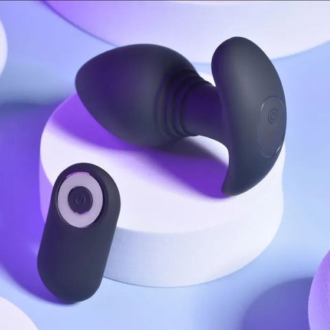 Evolved Playboy Pleasure PLUG and PLAY Vibrating Butt Plug with Remote Control - Butt Plugs