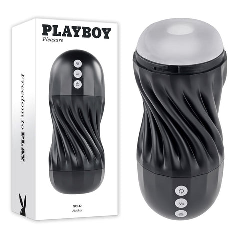 Playboy Pleasure Solo Vibrating Male Masturbator - Masturbators and Strokers