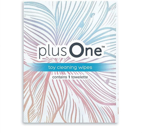 PlusOne Toy Cleaning Wipes All Natural Paraben Free Formula - Adult Toy Cleaner