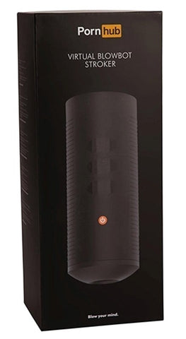 Pornhub KIIROO Interactive Blowbot Stroker Black with Bluetooth Sync - Masturbators and Strokers