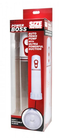 XR Brands Power Boss Auto Penis Pump with Ultra Powerful Suction - Pumps, Extenders and Sleeves