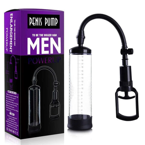 BDStyle Power UP Penis Pump with Pull Rod for Penis Enhancement - Pumps, Extenders and Sleeves