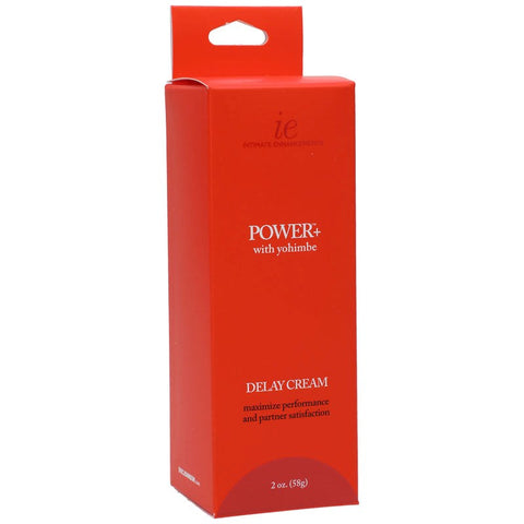 Doc Johnson Power+ with Yohimbe Delay Cream for Men 56g Prolonged Performance - Delay and Excite Sprays